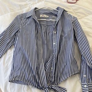 vineyard vines blue white stripes beach cover up